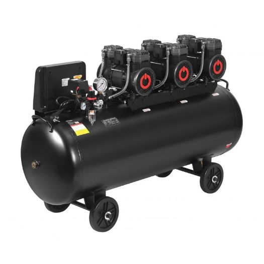 Klipni kompresor bezolejni | 200 L | 3x2200 W