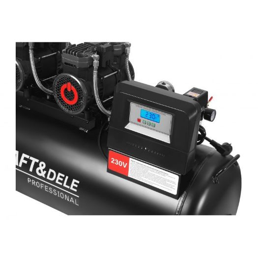 Klipni kompresor bezolejni | 200 L | 3x2200 W
