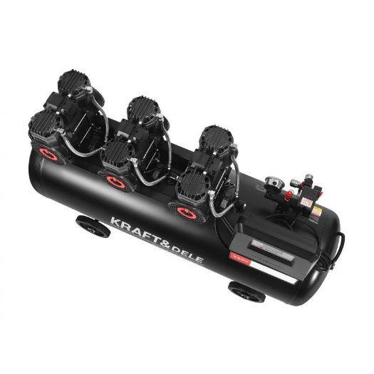 Klipni kompresor bezolejni | 200 L | 3x2200 W