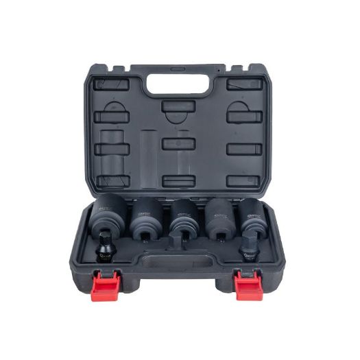 Set udarnih nasadnih ključeva | prihvat 1/2" | 12-kutni | CR-MO | 8-dijelni