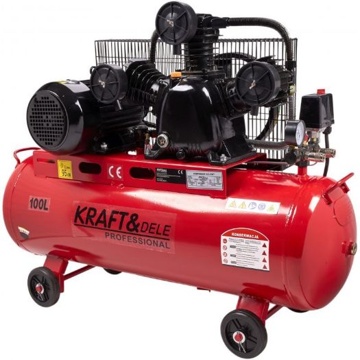 Uljni klipni kompresor 100 l, 400 V, 4,1 kW, 320 l/min