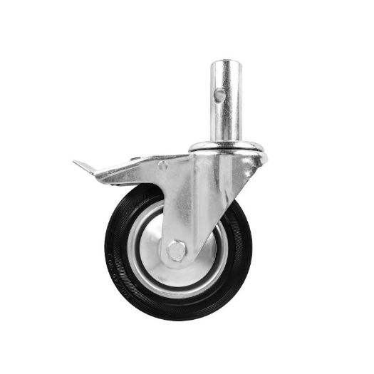 Kotač za skelu s kočnicom | 160 mm | 125 kg