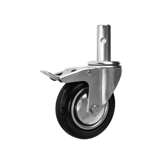 Kotač za skelu s kočnicom | 160 mm | 125 kg