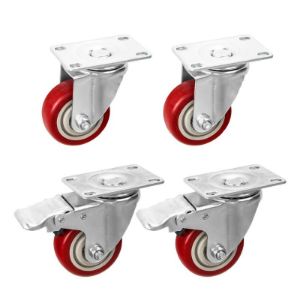 Set okretnih kotačića | 75 mm | 100 kg | 2 s kočnicom + 2 bez | 4 kom