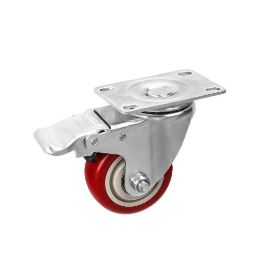 Set okretnih kotačića | 75 mm | 100 kg | 2 s kočnicom + 2 bez | 4 kom