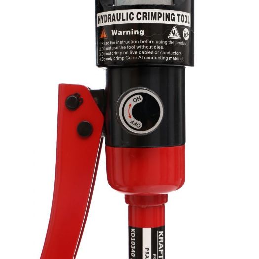Hidraulična ručna preša za krimpanje 16–300 mm2, 10 t, 11 matrica