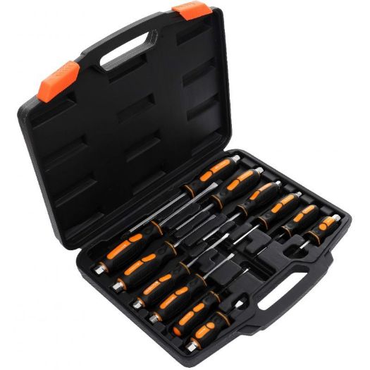 Set udarnih odvijača PH i SL, 12 komada, CrV