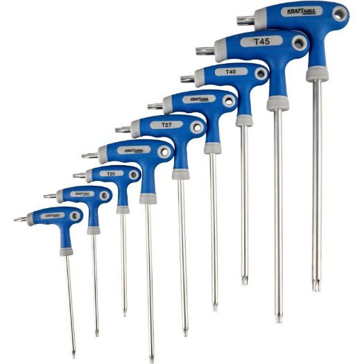 Set Torx ključeva s T-ručkom T10-T50, 9 kom