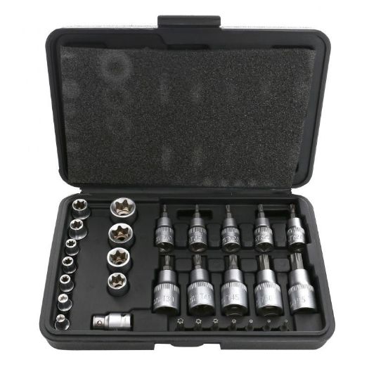 Set bit nastavaka i nasadnih ključeva Torx | 30-dijelni