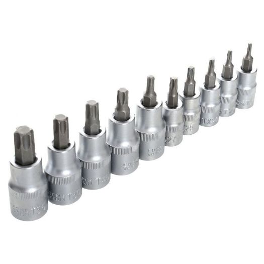 Set bit nastavaka i nasadnih ključeva Torx | 30-dijelni