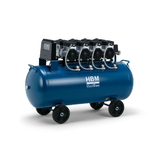 Tihi bezuljni kompresor 200 L, 3 kW / 4 KS, 230 V, 8 bar