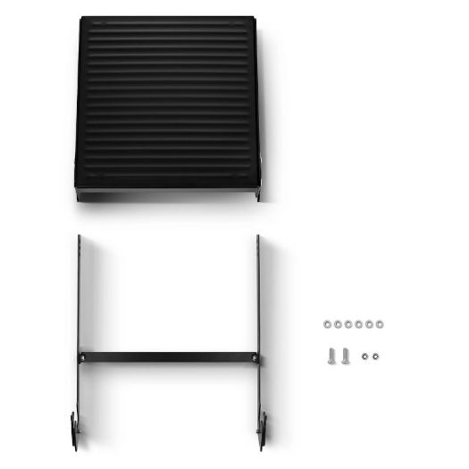 Univerzalna radna platforma za aluminijske ljestve 25 × 25 cm, nosivost 150 kg