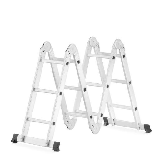 Višenamjenske zglobne aluminijske ljestve | 4x3 | ML-103