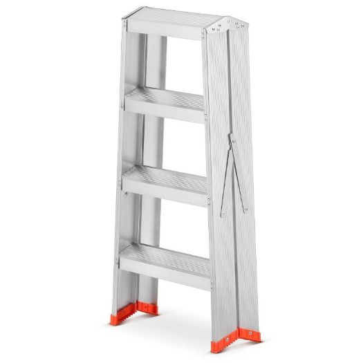 Dvostrane aluminijske ljestve | 2x4 gazišta