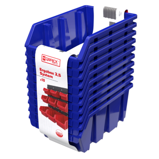 QBRICK Regular set modularnih radioničkih posuda, 10 kom