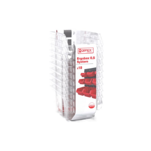 QBRICK Regular set transparentnih modularnih radioničkih posuda, 10 kom