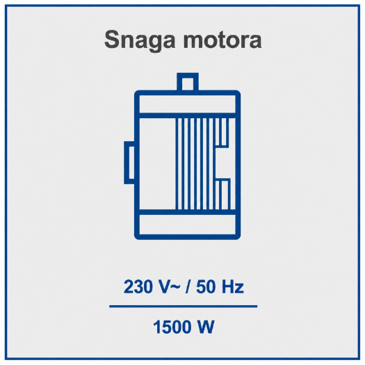 Horizontalni cjepač drva HL460, 4 T, 1500 W