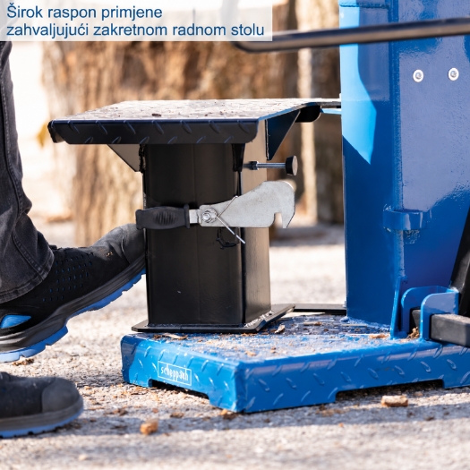 hidraulični cjepač drva 400 V s podizačem trupaca