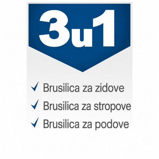 Univerzalna brusilica za zidove, podove i stropove BFR1200, 1050 W, 3u1