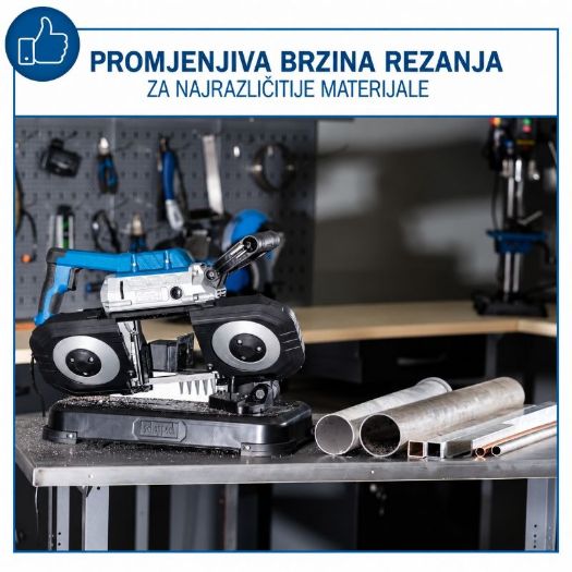 Tračna pila za metal MBS1200 | 1200 W | 127 × 127 mm