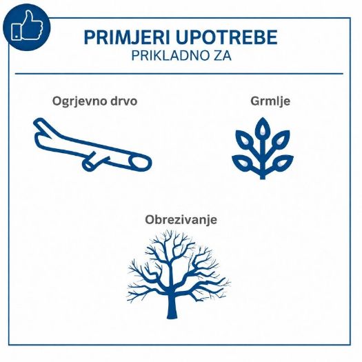Benzinska motorna pila PCS56E, 2.3 kW, 51 cm