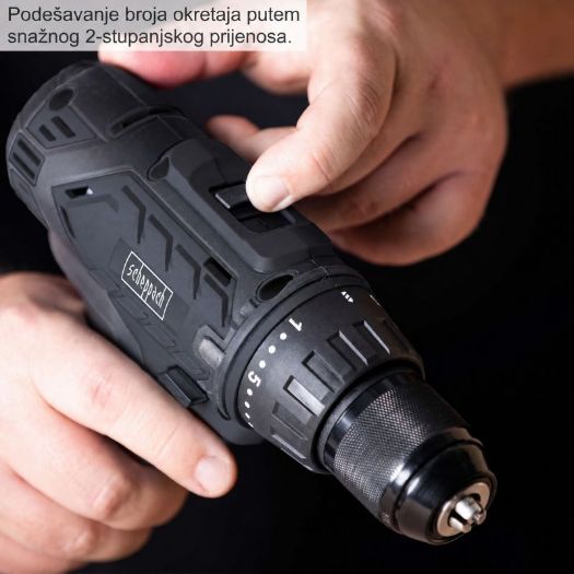 Akumulatorska udarna bušilica odvijač C-BSB74/1BE-X, 20 V, 50 Nm sa 74 dijela pribora