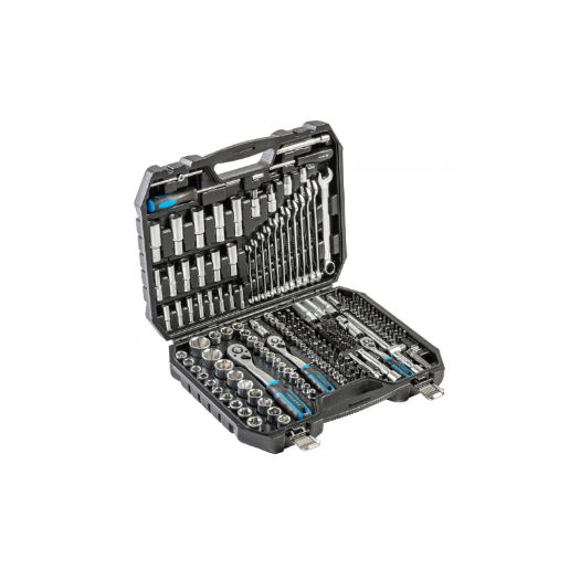 Set nasadnih ključeva i bitova 1/4", 3/8", 1/2", 222 kom