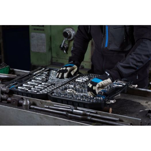 Set nasadnih ključeva i bitova 1/4", 3/8" i 1/2", 222 kom
