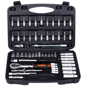 Set nasadnih ključeva i bit nastavaka 1/4", 4 - 13 mm, 56 kom