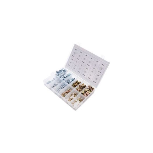 Set zakivnih matica M3-M10 | čelik + aluminij | 300 kom