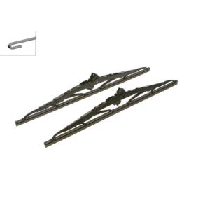 Set metlica brisača 400/400 mm | prihvat na kuku | 2 kom