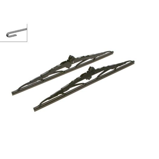 Set metlica brisača 400/400 mm | prihvat na kuku | 2 kom
