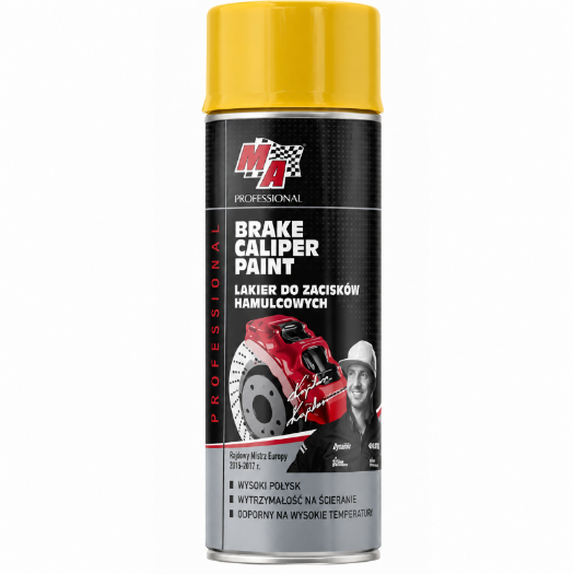 Žuti lak za kočione čeljusti u spreju, 400 ml