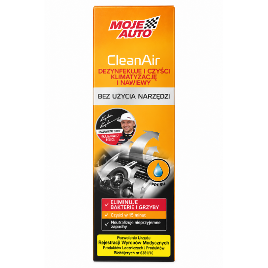 Sprej za čišćenje i dezinfekciju auto klime CleanAir Fresh, 150 ml