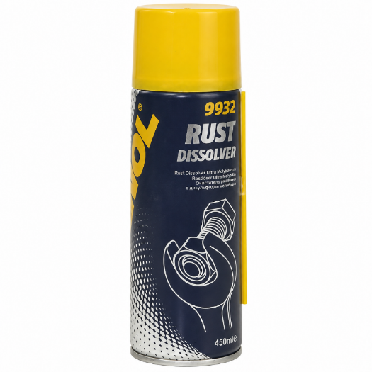 Mannol Rust Dissolver sprej za otpuštanje hrđe s MoS2, 450 ml
