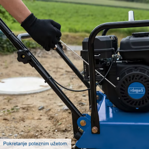benzinska vibracijska ploča za zbijanje tla do 30 cm