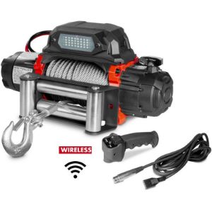 Električno vitlo | vučna sila 5443 kg | 24 V | 4,95 kW | čelična sajla 26 m