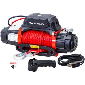 Električno vitlo | vučna sila 5443 kg | 12 V | 4,95 kW | sintetičko uže 26 m