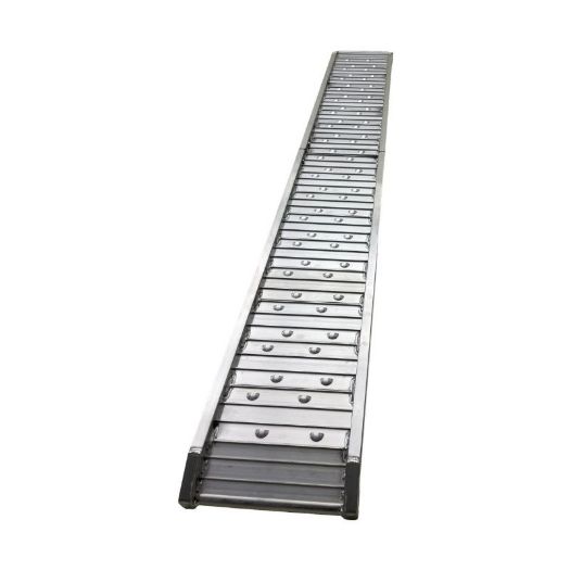 Sklopiva aluminijska rampa širine 295 mm, pogled odozgo
