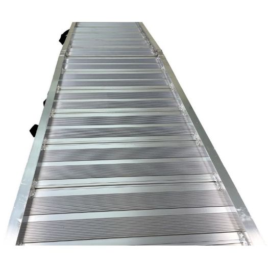 Sklopiva aluminijska utovarna rampa | nosivost 400 kg | 2135 x 500 mm