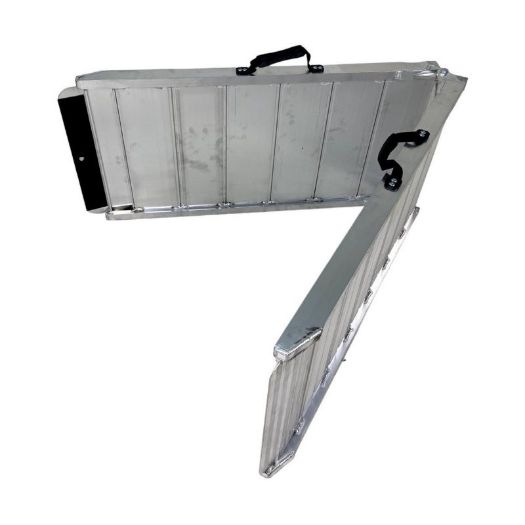 Sklopiva aluminijska rampa u sklapanju na zglobu
