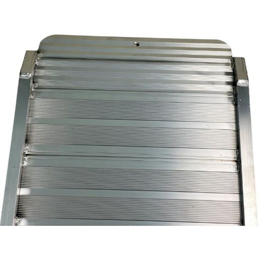 Sklopiva aluminijska rampa širine 1100 mm, pogled odozgo