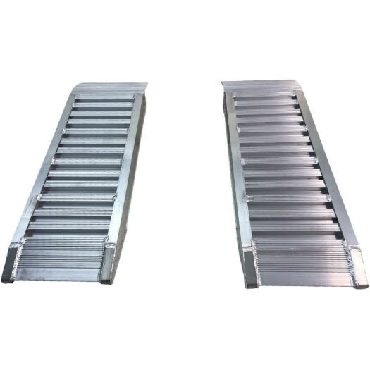Par aluminijskih kratkih rampi 930 mm, pogled odozgo