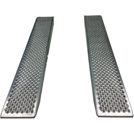 Par aluminijskih ravnih rampi 1500 mm, pogled odozgo