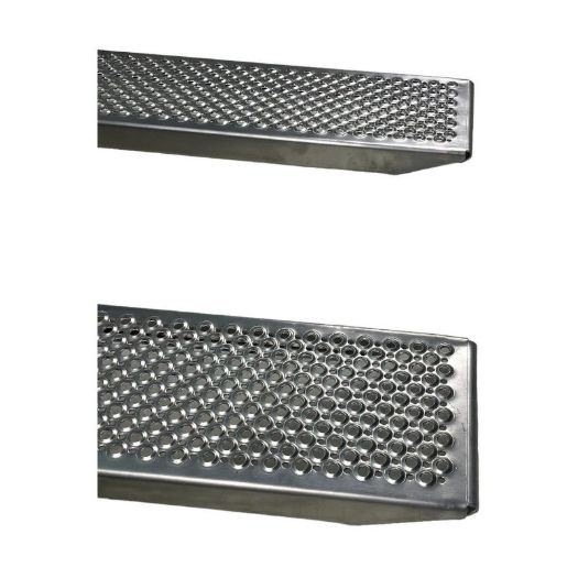 Naslon aluminijske ravne rampe izbliza