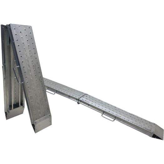 Aluminijske sklopive rampe | nosivost para 1100 kg | 2440 x 240 mm | 2 kom