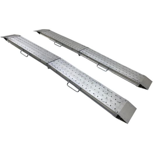 Aluminijske sklopive rampe | nosivost para 1100 kg | 2440 x 240 mm | 2 kom