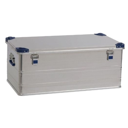 Aluminijski transportni sanduk 140 l s kutnicima za slaganje