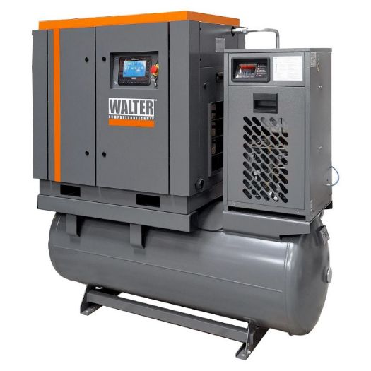 Vijčani kompresor sa sušačem, 500 L, 7,5 kW, 10 bar, 1000 l/min