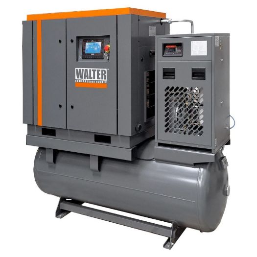 Vijčani kompresor s inverterom i sušačem | 500 L | 11 kW | 13 bar | 740 - 1300 l/min